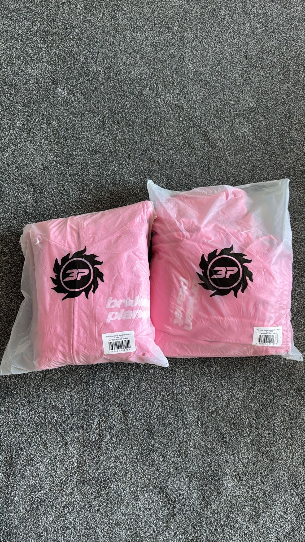Broken Planet Pink Candy Full Set Size L