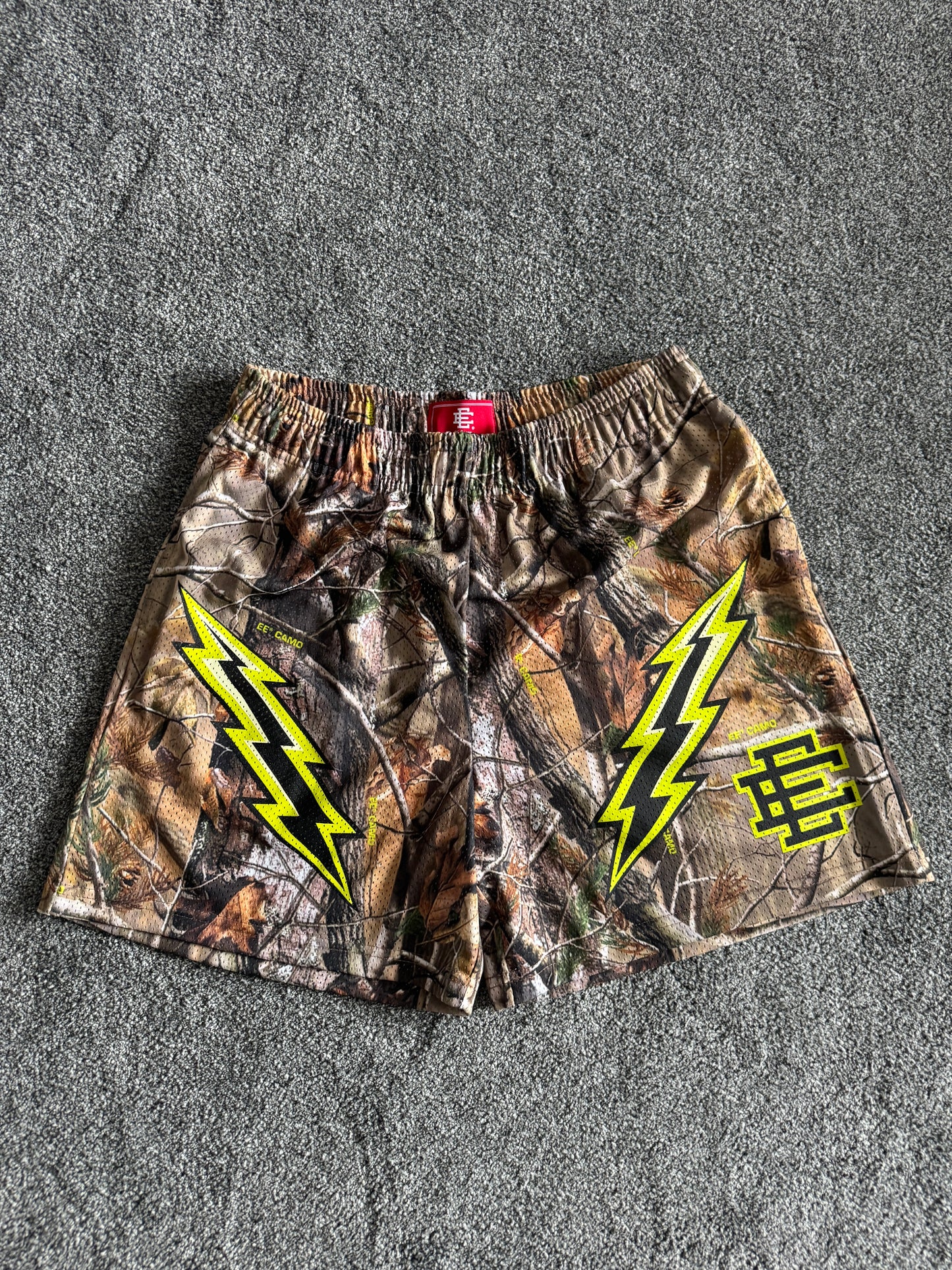 Eric Emanuel EE Basic Short Tree Camo/Lime Green