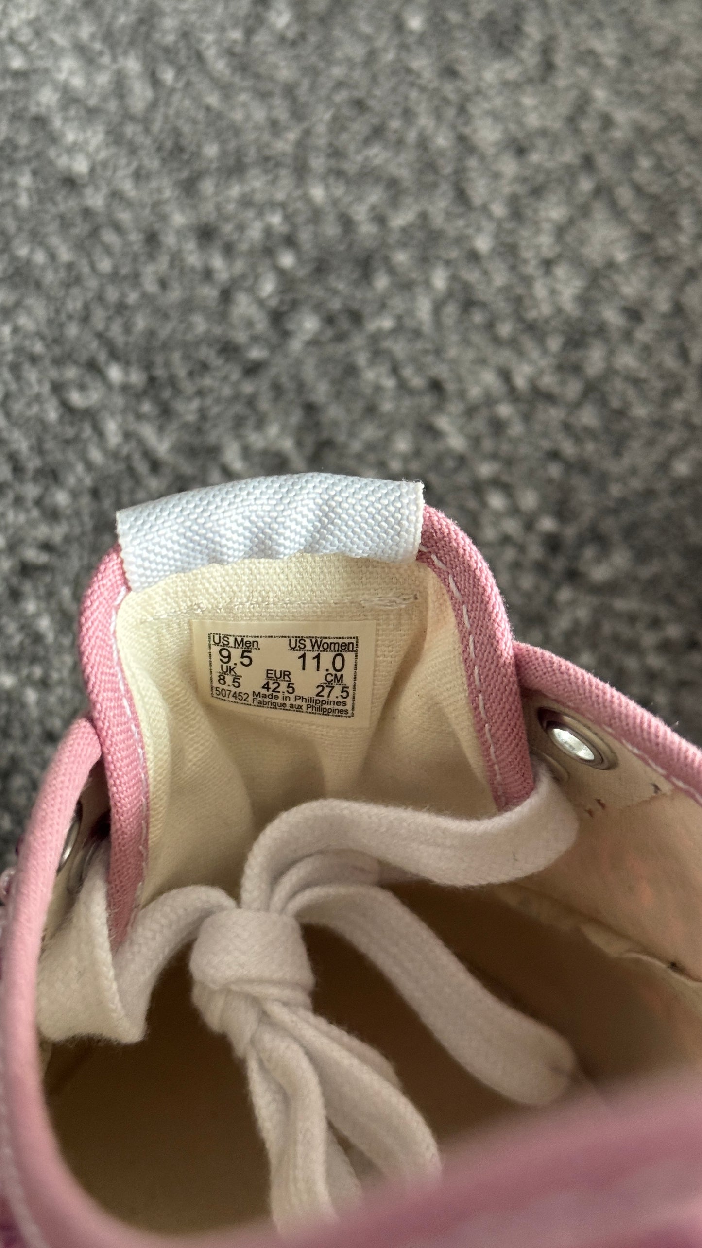 Vans x Mattias Gollin AUTENTICHE Rosetta Pink Size Uk8.5