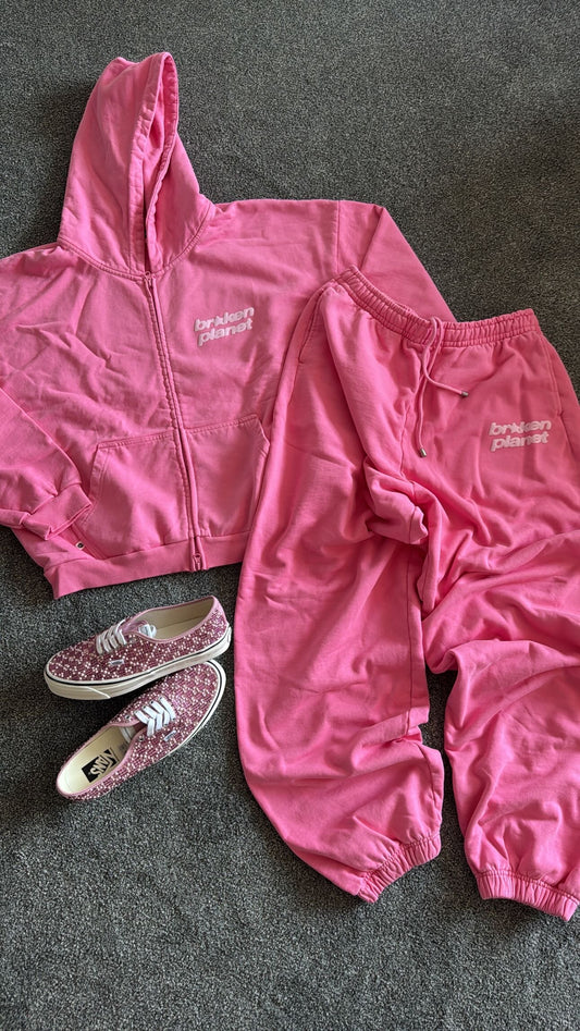 Broken Planet Pink Candy Full Set Size L