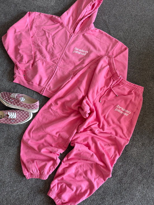 Broken Planet Pink Candy Full Set Size L